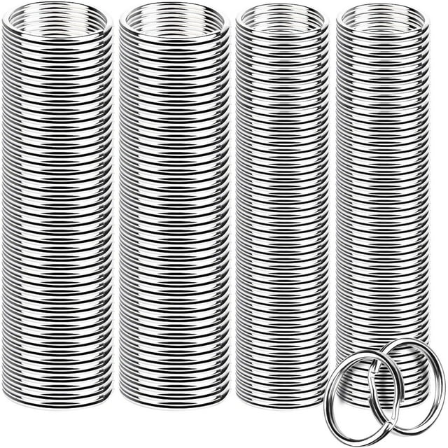 100 Pieces Split Key Rings Bulk for Keychain Key and Art Crafts(28 mm /1.1 inch 100pcs)