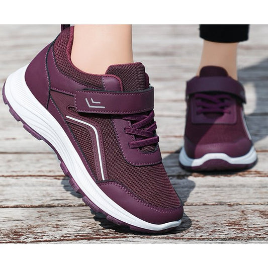 Comfortable Round Toe Slip On Leather Womens Casual Shoes, Loafers for Women
