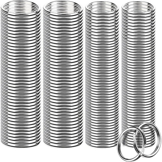 100 Pieces Split Key Rings Bulk for Keychain Key and Art Crafts(28 mm /1.1 inch 100pcs)