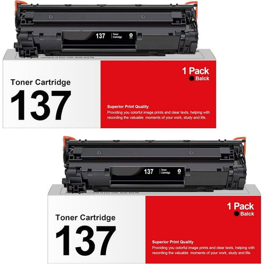 137 Toner Cartridge Compatible for Canon 137 Toner Cartridge Work for Canon ImageCLASS MF232w MF230w MF244dw MF232dw, 2 Pack