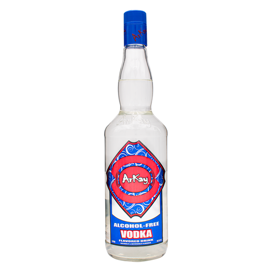 Arkay bottle of Non-Alcoholic Vodka