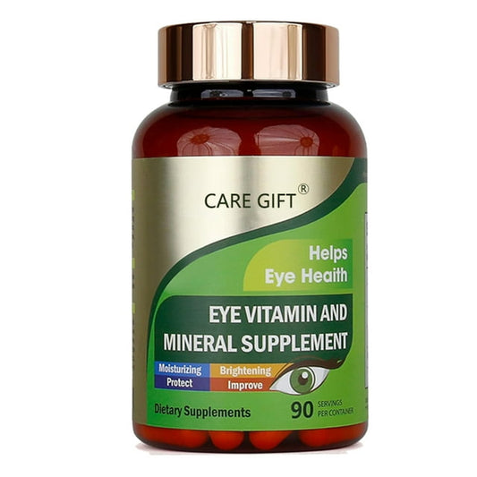 Care Gift- 90pcs Lutein Eye Vitamins Supplement for Macular Health and Dry Eye, Contains Lutein, Zinc, Vitamins C/E & Zeaxanthin to Support Eye Health