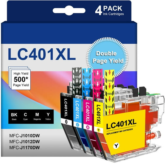LC401 LC401XL Ink for Brother LC401 Ink Cartridge LC401 Brother Ink Cartridge LC401 MFC-J1010DW (4PK