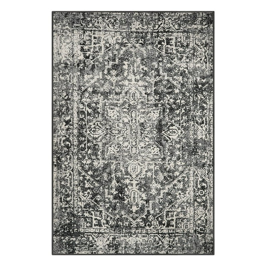 Wonnitar Vintage 4x6 Rug, Washable Rug Runner for Hallways Non-Slip, Traditional Non-Shedding Entryway Mat Soft Carpet for Bathroom Foyer Bedroom