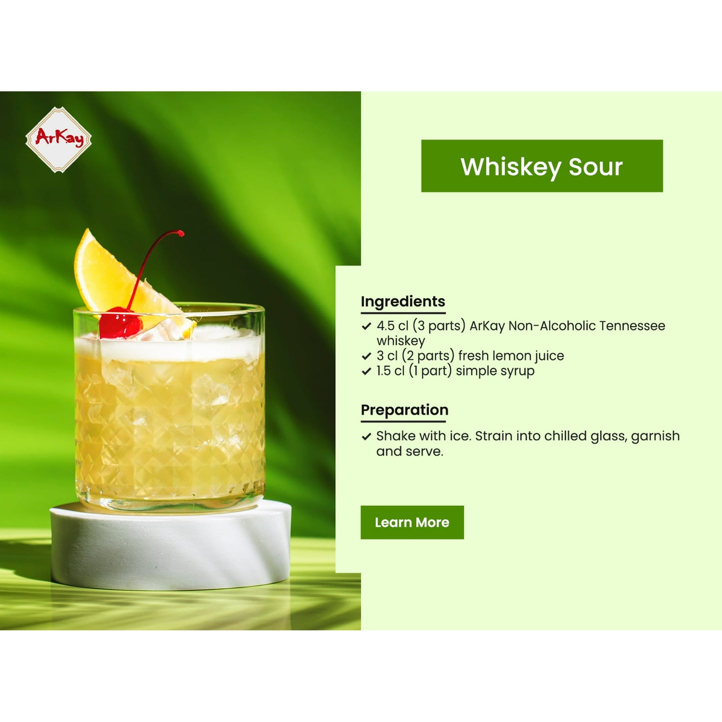 ArKay Non-Alcoholic Tennessee Whiskey
