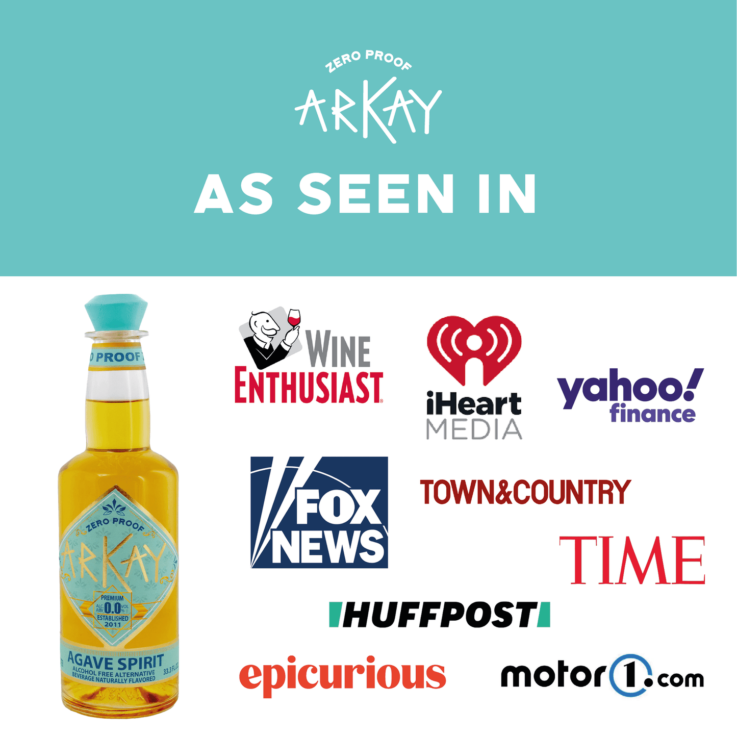 Arkay Zero Proof Agave Spirit Alternative